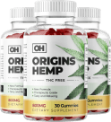 Origins Hemp Gummies five bottle package