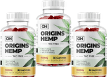 Origins Hemp Gummies three bottle package