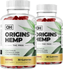 Origins Hemp Gummies two bottle package